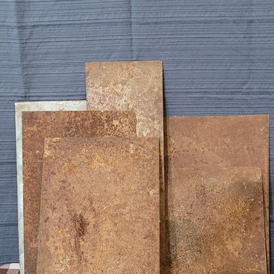 Lot 116: (6) Rusted Metal Sheets