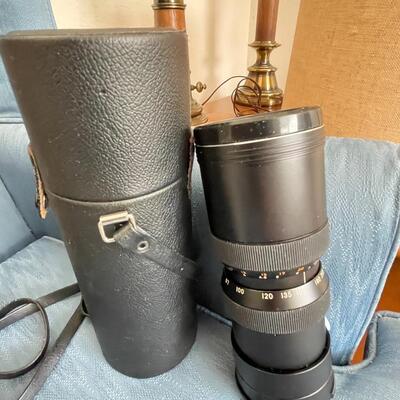 Lot 94 Huge lot of film and digital cameras, manuals, lens, cases, Binoculars, book