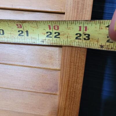 Lot 125: Set of Bi-Fold  Wood Doors