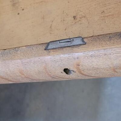 Lot 126: Vintage Tiger Maple Buffet (Perfect Upcycled Project Piece)
