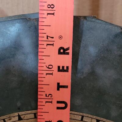Lot 135: (3) Tin 18" Clock Faces DIY Project