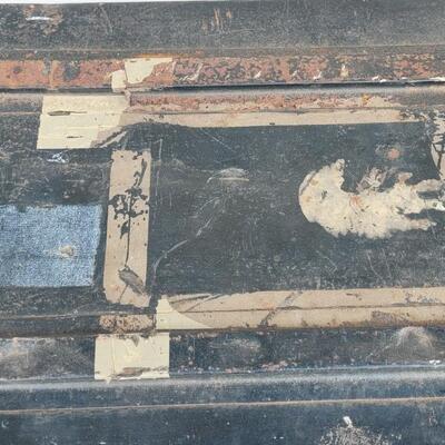 Lot 141: Vintage Metal Military Trunk