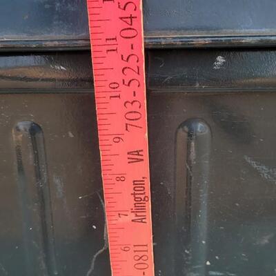 Lot 141: Vintage Metal Military Trunk