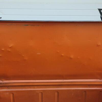 Lot 141: Vintage Metal Military Trunk