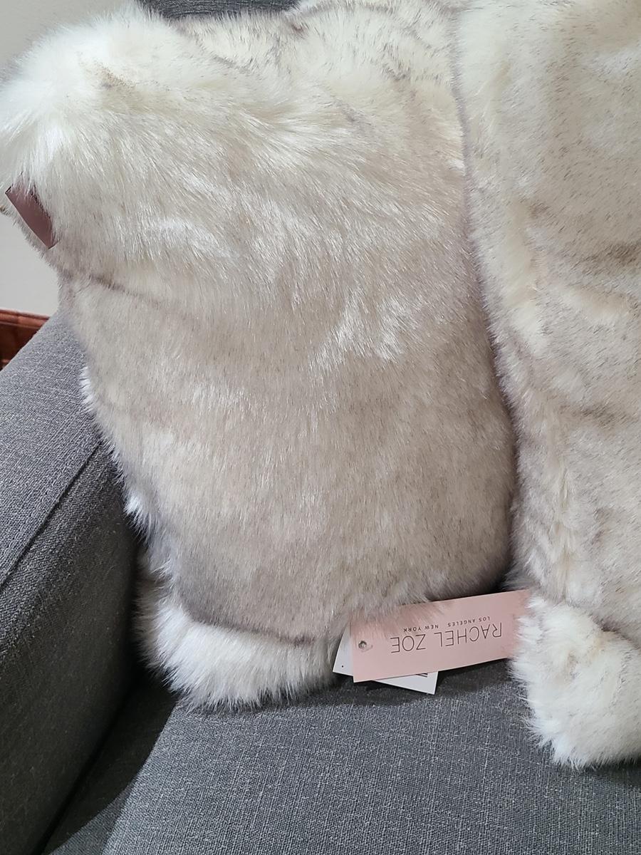 Rachel zoe faux fur pillows sale