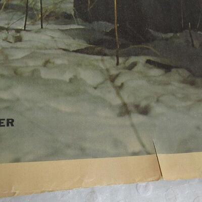 Vintage Original 1950s Grain Belt Beer Print on Canvas Deer