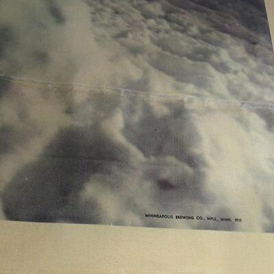 Vintage 1950s Grain Belt Beer Advertising Print on Canvas, Doe in Winter 