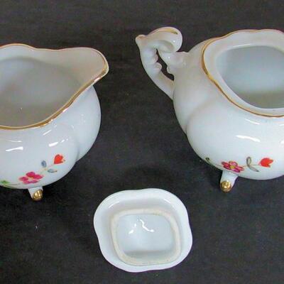 Vintage Miniature Sugar and Creamer Set 