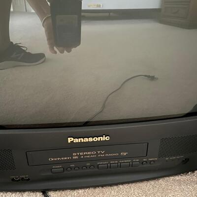 Lot 55  Panasonic TV with VHS Player