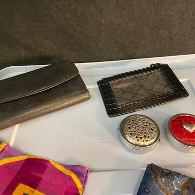 Lot 58  Scarves and Wallets