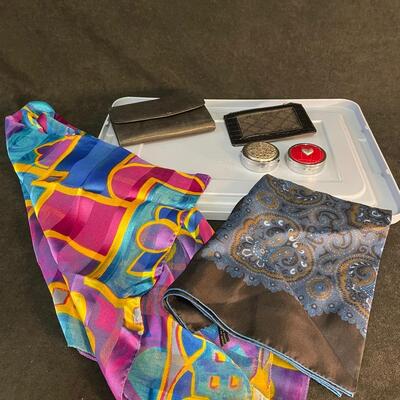 Lot 58  Scarves and Wallets