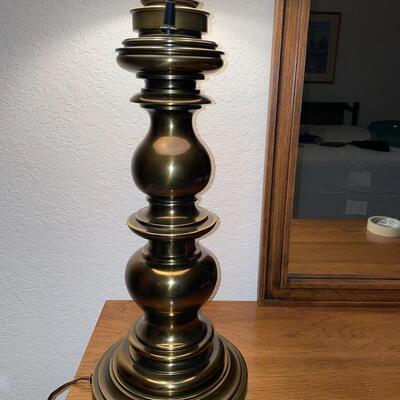 Lot 67  Heavy Brass Lamp