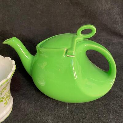 Lot 71  Hall Teapot and Misc