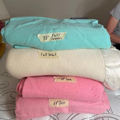 Lot 122  Four Blankets