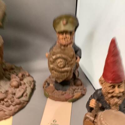 L. 729  Lot of 4 Tom Clark Gnome Figurines   