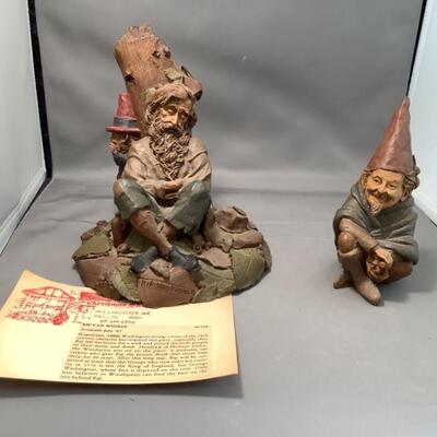 L. 739. Lot of 2 Tom Clark Gnome Figurines