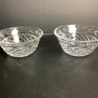 A. 751 Pair of Beautiful Waterford Bowls 