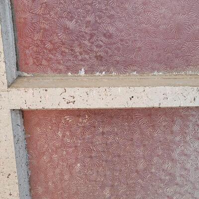 Lot 150: Vintage Farmhouse Original Chippy Paint with Florentine Glass Window Panes