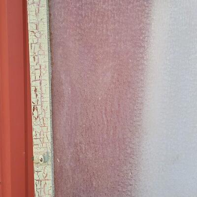 Lot 151: Vintage Farmhouse Chippy Paint Florentine Glass Window Panes  