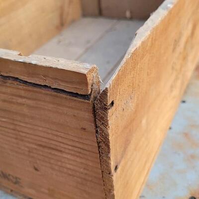 Lot 152: Vintage French Wine Box COLORADO, TEXAS AND FRANCE Trifecta 