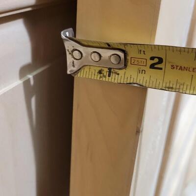 Lot 158: New Unused SOLID WOOD Arch Top Home Design Entry Door w/ Precut Door Hole