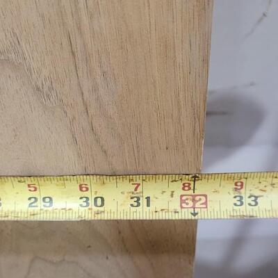 Lot 159: New Unused SOLID WOOD Platte Valley Lumber 8-Pane Glass Accent Door 
