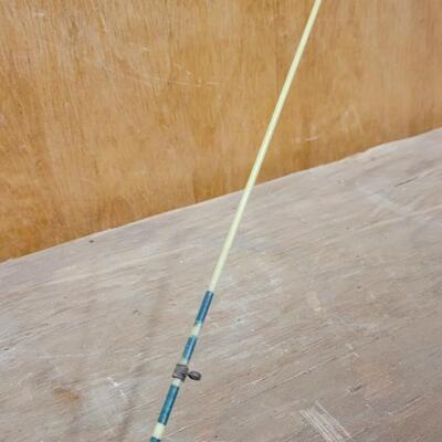 Lot 165: Vintage Green and Yellow No. 1926 Direct Drive Rod w/ Reel 