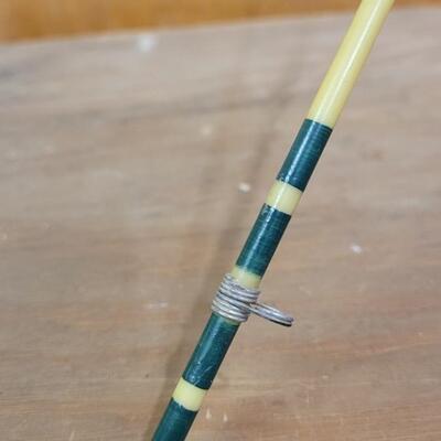 Lot 165: Vintage Green and Yellow No. 1926 Direct Drive Rod w/ Reel 