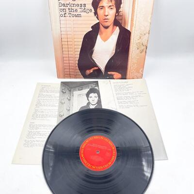 BRUCE SPRINGSTEEN â€œDARKNESS ON THE EDGE OF TOWNâ€ VINYL RECORD