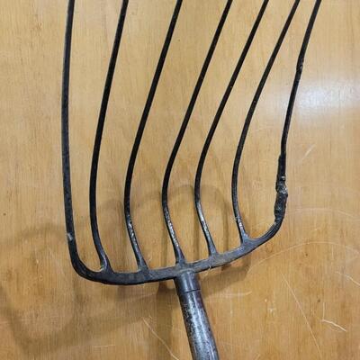 Lot 168: 44" Vintage Farm Pitchfork