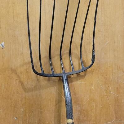Lot 168: 44" Vintage Farm Pitchfork