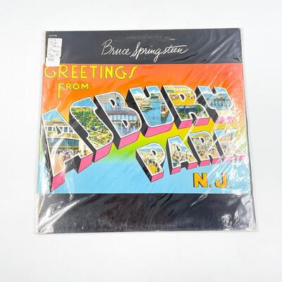 BRUCE SPRINGSTEEN â€œGREETINGS FROM ASBURY PARK, NJâ€ VINYL RECORD 