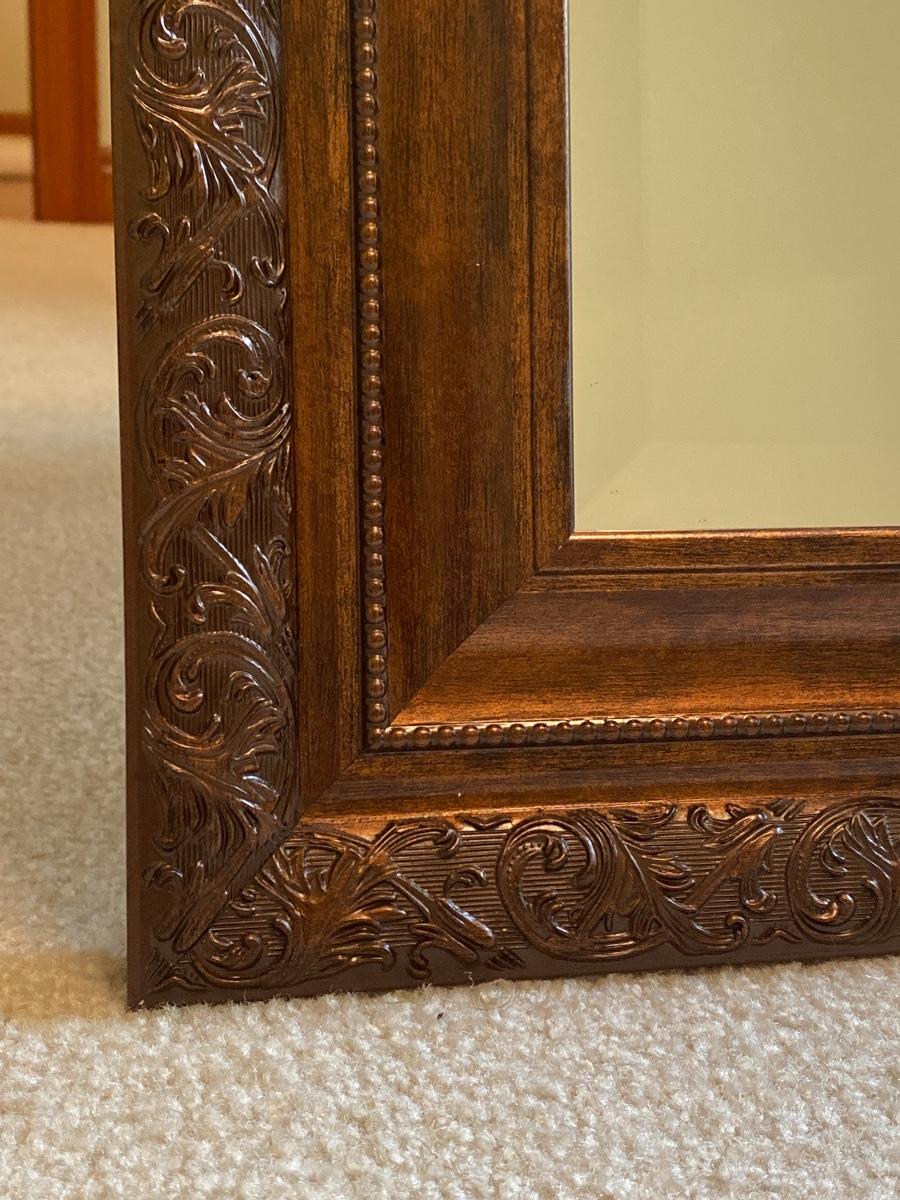 343 Kirkland’s Antique Gold 24" x 36" Beveled Mirror