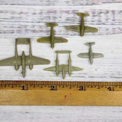 Lot of Retro Plastic Naval Ships and Planes 