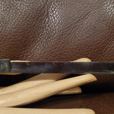 Lot 174: (2) 5" Single Blade Pocketknives (SABRE and OMOR)