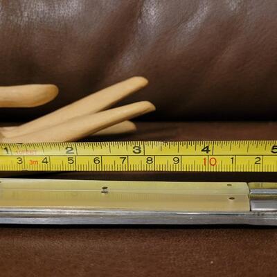 Lot 174: (2) 5" Single Blade Pocketknives (SABRE and OMOR)