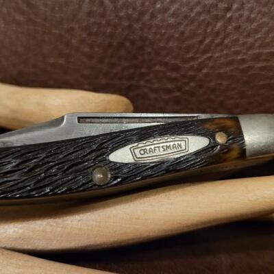 Lot 177: Vintage 3.5" & 3" CRAFTSMAN Pocketknives