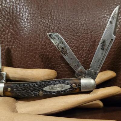 Lot 177: Vintage 3.5" & 3" CRAFTSMAN Pocketknives