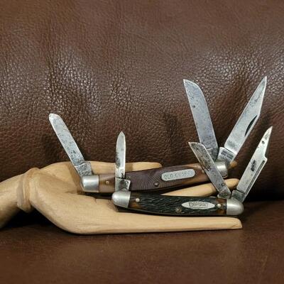 Lot 177: Vintage 3.5" & 3" CRAFTSMAN Pocketknives