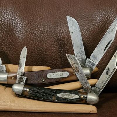 Lot 177: Vintage 3.5" & 3" CRAFTSMAN Pocketknives