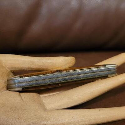 Lot 178: Vintage CUTCO 3" Striped Sparkle Case Pocketknife