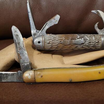 Lot 179: Vintage 3.5" KAMP KING & ROBESON Pocketknives 