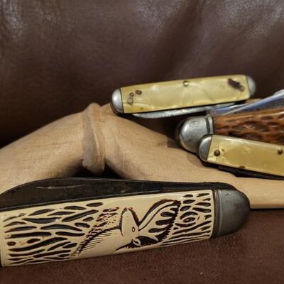 Lot 180: Assortment of Vintage Pocketknives - Some need TLC