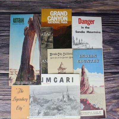 Lot of Vintage Fold Out Maps and Brochures