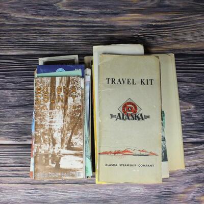 Vintage Travel Maps and Brochures 