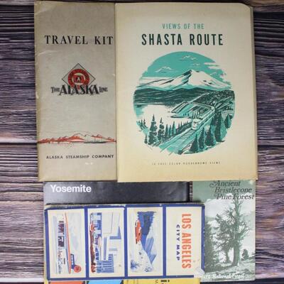 Vintage Travel Maps and Brochures 