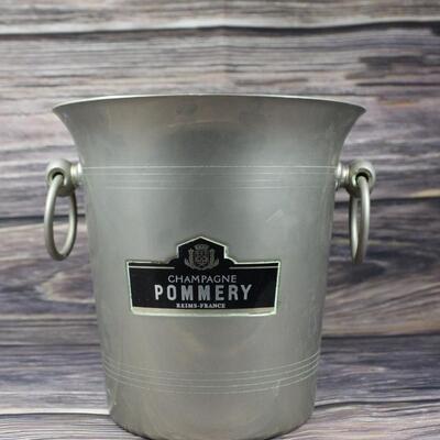 Vintage Aluminum Pommery Champagne Ice Bucket France