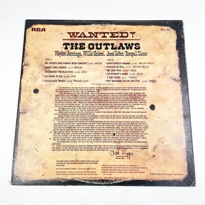 â€œWANTED! THE OUTLAWSâ€ 1976 VINYL RECORD - WAYLON JENNINGS, WILLIE NELSON, AND MORE