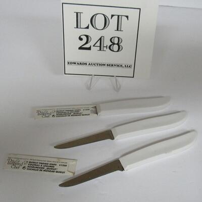 3 Pampered Chef Small Knives
