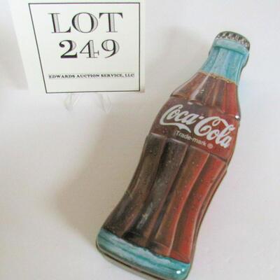 Coca Cola Bottle Shaped Tin, Not Old